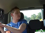 Gay sucks balls in a car 