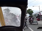 Filipna Mabeline goes in tuktuk with horny white touris 