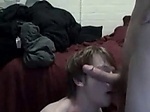 Two hot twinks suck fucks and cum on each other 