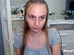 Teenager girl on webcam 