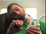 Stud Blowing clouds Bong 