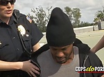 CFNM INTERRACIAL hardcore sex with TWO MILF HORNY cops 