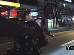 Joy rides on motorcycle to horny tourists place to get  