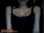 Omegle Girl flashes her Tits and rubs Pussy 