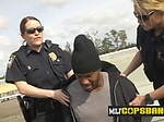 Cops with big tits love banging black guys after arrest 