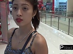 Phillipinne slut is seduced at local mall into coming h 