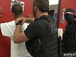 Hot police gay sex and football players nude with cops  