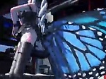 Being inserted by the dwarf Butterfly dancing with people
