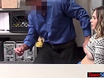 Cute blondie teen suspect punish fucked hard on CCTV 