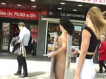 Cheating Milf anal toyed in public 