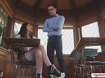 Hot Schoolgirl Transbabe Chanel Santini gets fuck by he 