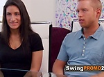 Swingers start a new erotic challenge in an open Swing  