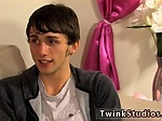 Twink gay men shirt Colby London has a lollipop fetish  