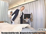 Subtitled CFNM Japanese nurses prep for intercourse 