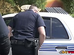 HORNY thug BOTTOMING for TWO bigdicked officers 