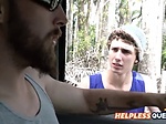 Hardcore gay fun with randy driver and inside his car 