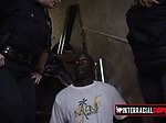 Police officer arrests black guy for hiding a massive c 