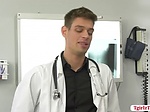 TGirl Angelina Please gets anal by her Crush Doctor 