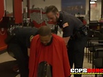 TWO cops getting fucked hardcore by black thug in BARBE 