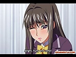 Busty hentai coed hard poking and creampie 