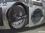 Thick black sucks strangers dick at laundromat 