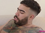 Colby Tucker takes clients dick up his tight asshole 