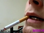 Gay  smokes while having sex 