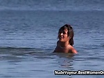 Perfect Teens Likes Body Paint In Nude Beach Voyeur 