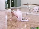 Horny ballerina gets the dick inside her ramming from b 
