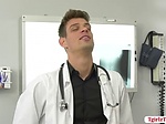 Busty Transbabe Nurse Angelina Please fucks Doctor Mich 