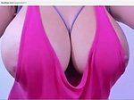 latina in pink seduces me with her big tits 