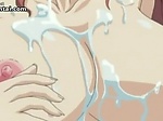 Hentai busty Milf gets covered with sperm Hentai busty Milf gets covered with sperm