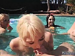 Blond teen amateur first anal Summer Pool Party 