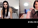 Lesbian bffs masturbate while webcamming 