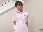 Lovely Japanese nurse giving a patient a hot blowjob by 