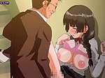 Busty anime chick getting screwed 