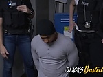 THICK fat BLACK cock wrecks white COPs pussy 